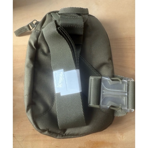 New Adidas Olive Green Khaki Mini Backpack - Picture 2 of 6